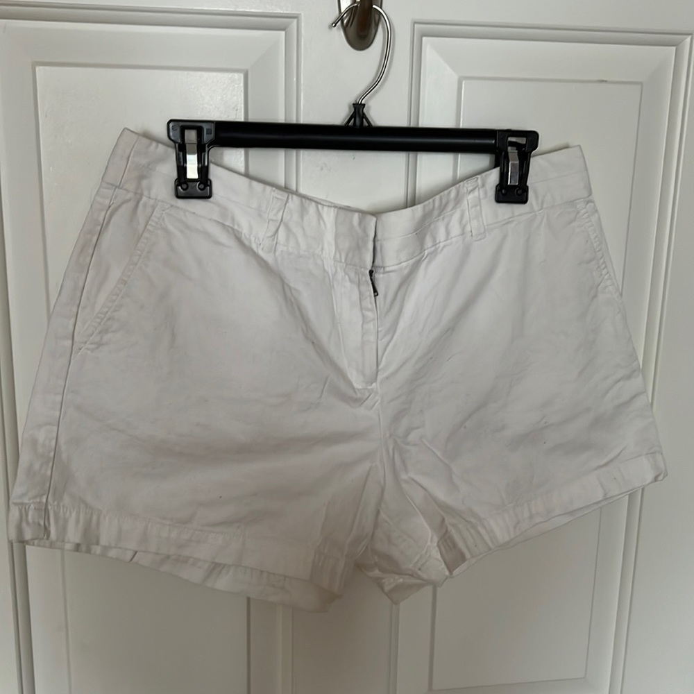 Ann Taylor loft white shorts